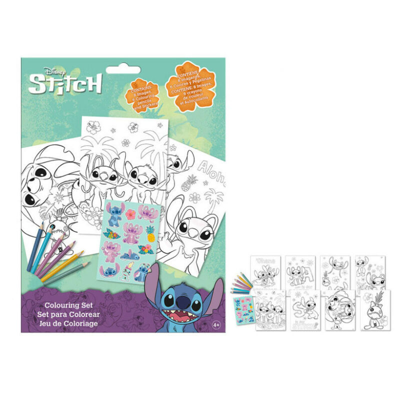 Disney Lilo & Stitch Σετ Ζωγραφικής με Αυτοκόλλητα 5882802