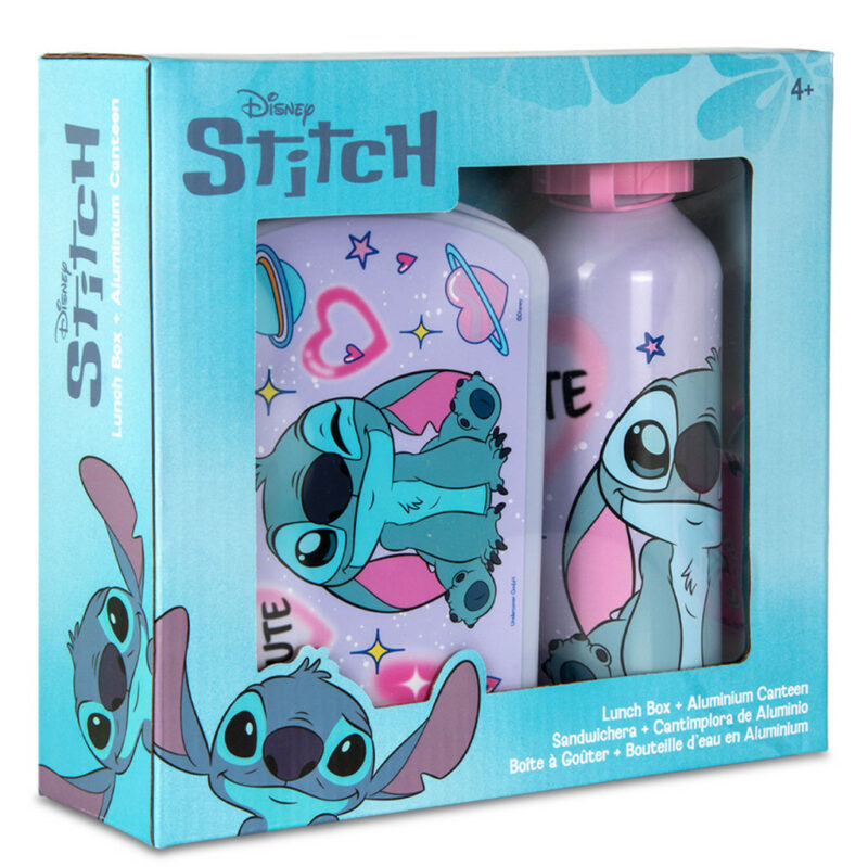 Disney Lilo & Stitch This World Σετ Φαγητοδοχείου και Αλουμινένιου Παγουριού 500 ml 5894152