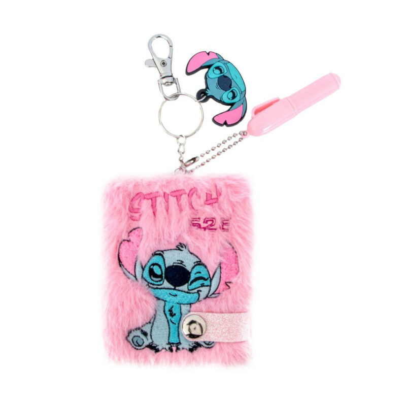 Disney Lilo και Stitch Aloha 626 Λούτρινο Μίνι Σημειωματάριο με Στυλό και Μπρελόκ 5894215