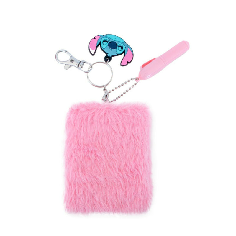 Disney Lilo και Stitch Aloha 626 Λούτρινο Μίνι Σημειωματάριο με Στυλό και Μπρελόκ 5894216