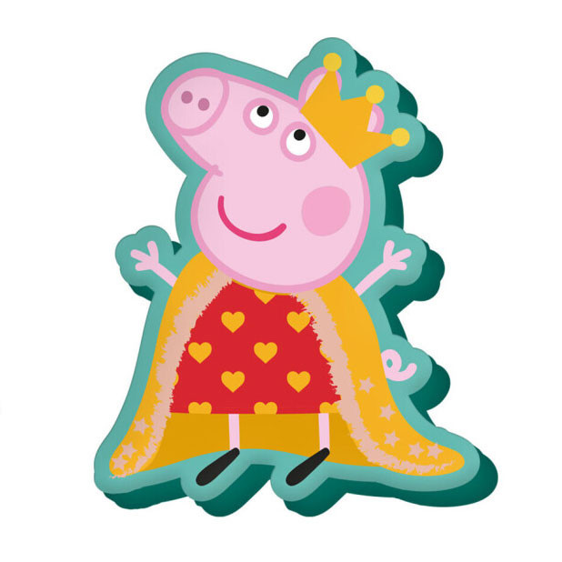 Peppa Pig Queen Διακοσμητικό μαξιλάρι 35 cm 5886823