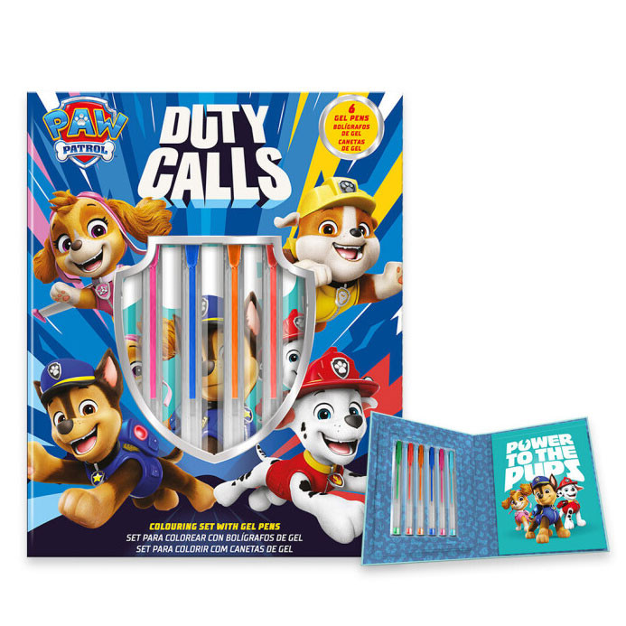 Paw Patrol Duty Calls Παιδικό Σημειωματάριο με 6 Στυλό Gel 18 5882908