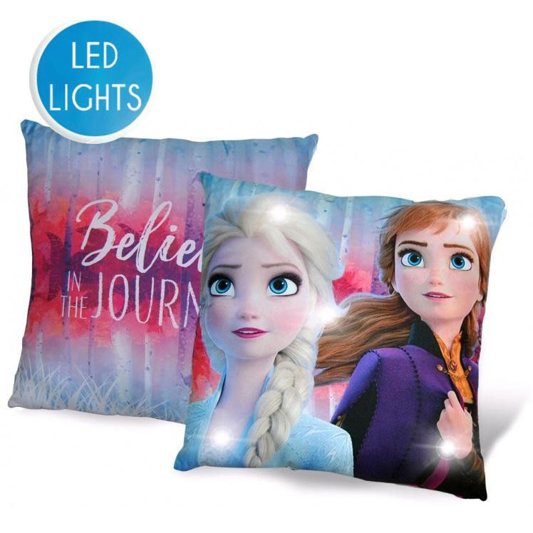 Disney Frozen LED Light Διακοσμητικό μαξιλάρι 40×40 cm 5897267