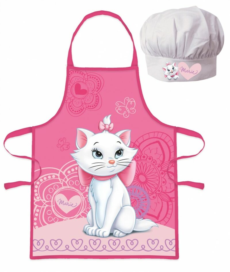 Disney Marie Whiskers Παιδικό Σετ Ποδιάς Μαγειρικής 2 Τεμαχίων Μεγέθη 3 έως 8 ετών 5897760