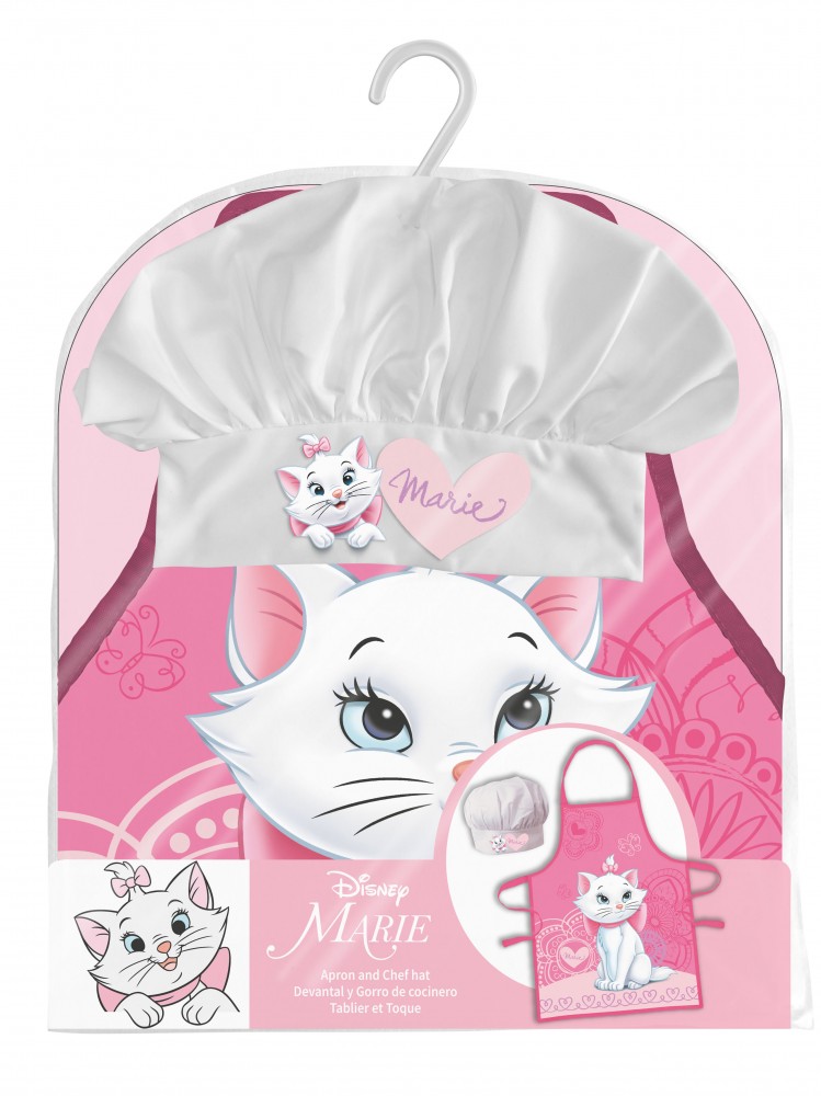 Disney Marie Whiskers Παιδικό Σετ Ποδιάς Μαγειρικής 2 Τεμαχίων Μεγέθη 3 έως 8 ετών 5897761