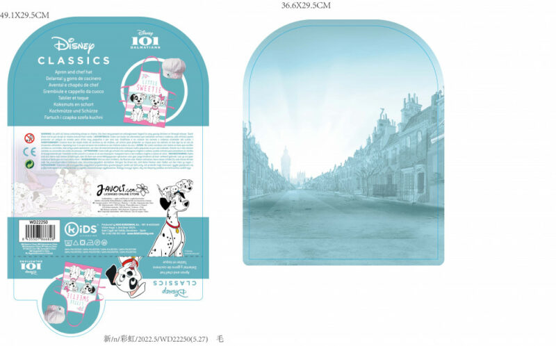 Disney 101 Dalmatians Little Sweetie Παιδικό Σετ Ποδιάς Μαγειρικής 2 Τεμαχίων Μεγέθη 3 έως 8 ετών 5897721