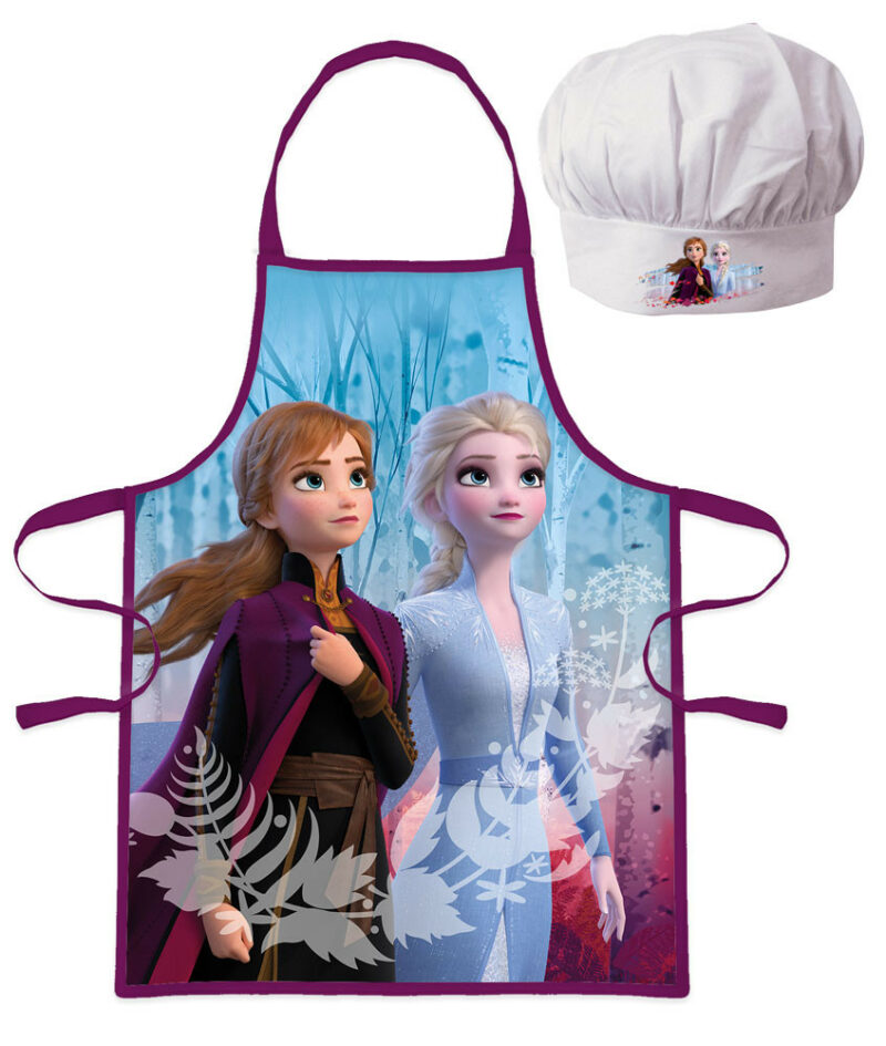 Disney Frozen Whispers Παιδικό Σετ Ποδιάς Μαγειρικής 2 Τεμαχίων Μεγέθη 3 έως 8 ετών 5897746