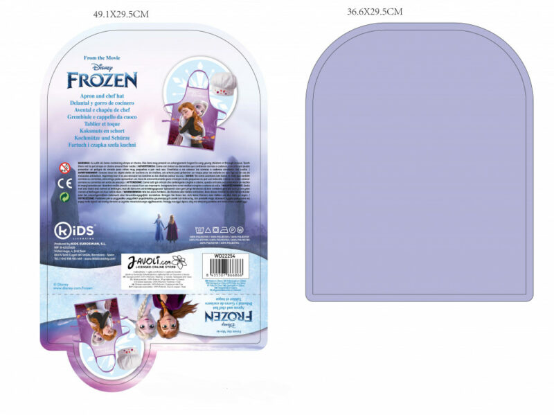 Disney Frozen Hug Παιδικό Σετ Ποδιάς Μαγειρικής 2 Τεμαχίων Μεγέθη 3 έως 8 ετών 5897733