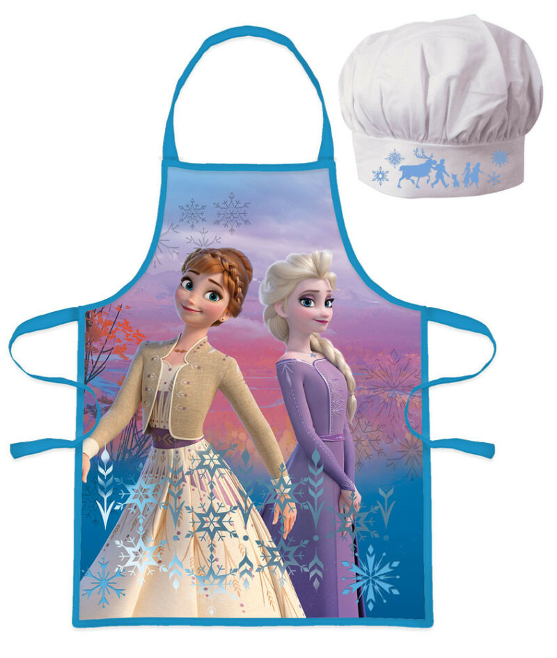 Disney Frozen Wind Παιδικό Σετ Ποδιάς Μαγειρικής 2 Τεμαχίων Μεγέθη 3 έως 8 ετών 5897749