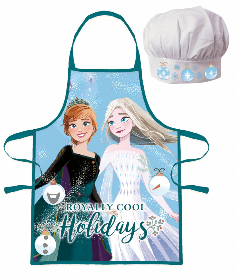Disney Frozen Royally Cool Christmas Παιδικό Σετ Ποδιάς Μαγειρικής 2 Τεμαχίων Μεγέθη 3 έως 8 ετών 5897739