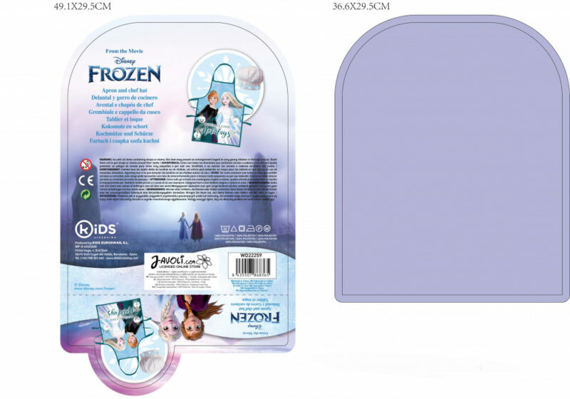 Disney Frozen Royally Cool Christmas Παιδικό Σετ Ποδιάς Μαγειρικής 2 Τεμαχίων Μεγέθη 3 έως 8 ετών 5897740