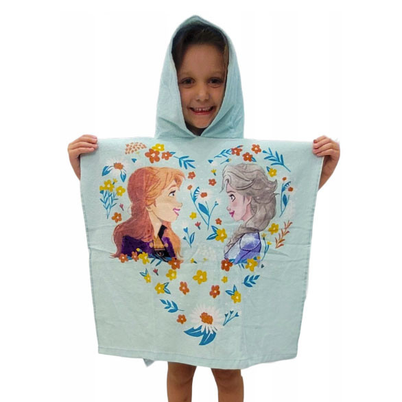 Disney Frozen Flower Πετσέτα θαλάσσης πόντσο 60×120 cm 5873723
