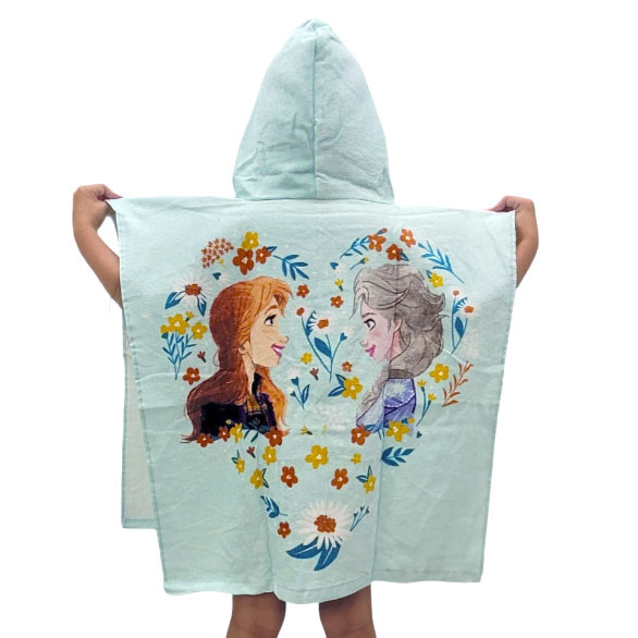 Disney Frozen Flower Πετσέτα θαλάσσης πόντσο 60×120 cm 5873724
