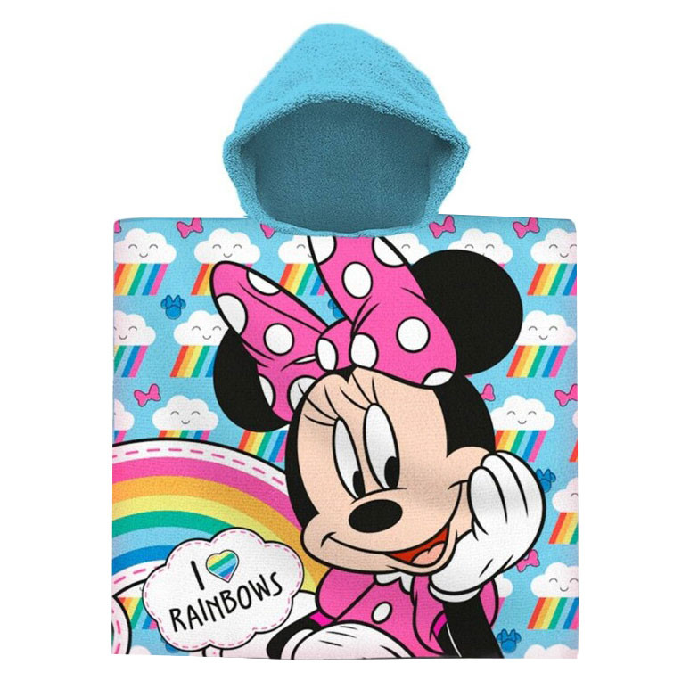 Disney Minnie Rainbows Πετσέτα θαλάσσης πόντσο 60×120 cm 5898926