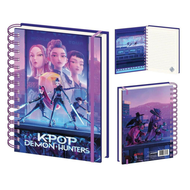 K-pop Demon Hunters World Tour Τετράδιο Σπιράλ με Γραμμές A5 5926457