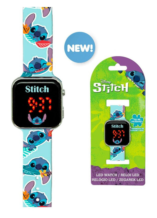 Disney Lilo and Stitch Magical Blue Ψηφιακό παιδικό ρολόι LED 5897188