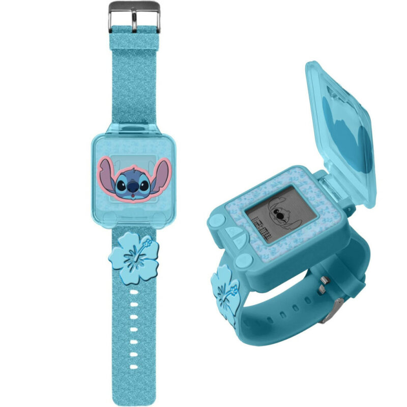 Disney Lilo and Stitch Leaf Παιδικό Εκπαιδευτικό Ψηφιακό Ρολόι με Παιχνίδια 5891650