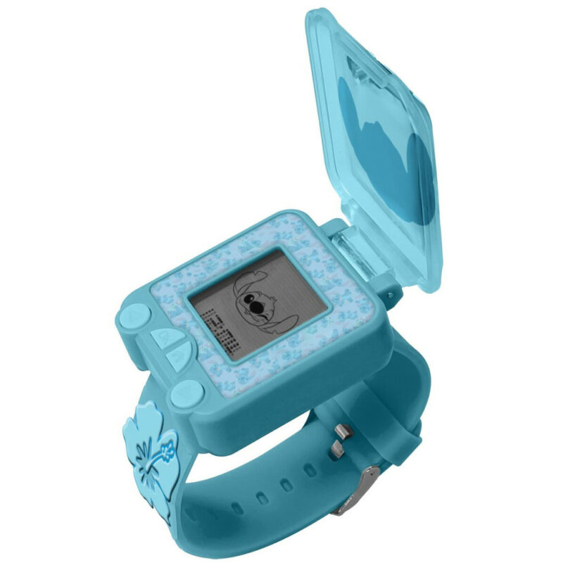 Disney Lilo and Stitch Leaf Παιδικό Εκπαιδευτικό Ψηφιακό Ρολόι με Παιχνίδια 5891651