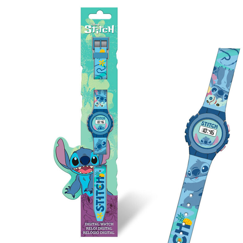 Disney Lilo and Stitch Blue ψηφιακό ρολόι 5894187