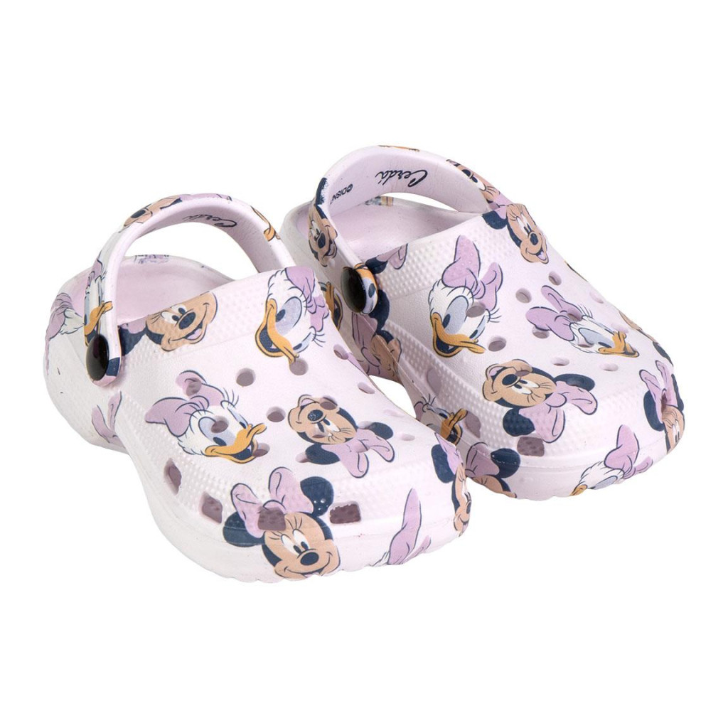 Disney Minnie Παντόφλες Παιδικές τύπου clog Ροζ