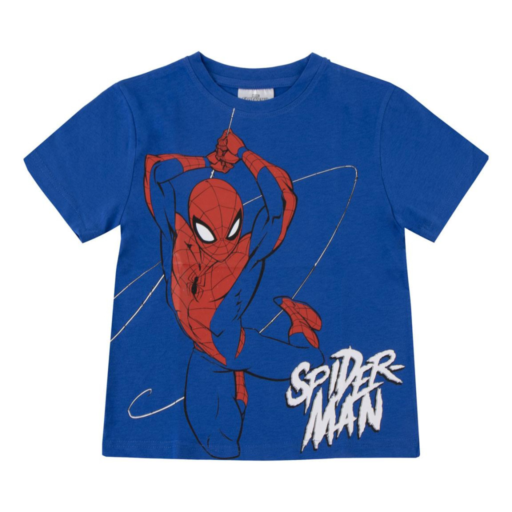 Spiderman Tour Παιδικό Κοντομάνικο Μπλουζάκι Μπλε