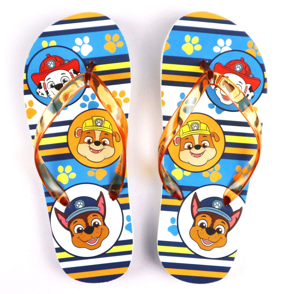Paw Patrol Παντόφλες Παιδικές Flip-Flop Πορτοκαλί
