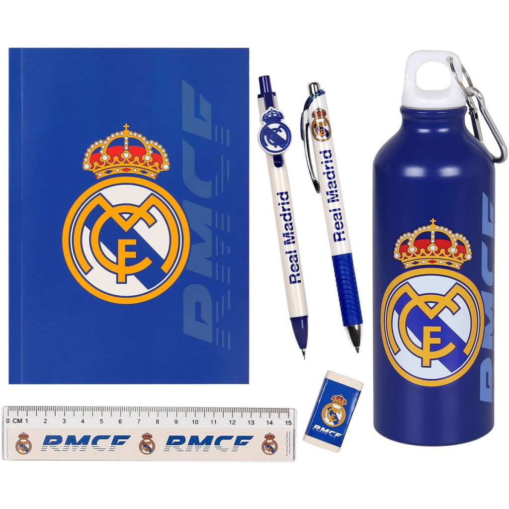 Real Madrid Hala Μπλε Σχολικό σετ γραφικής ύλης με παγο
