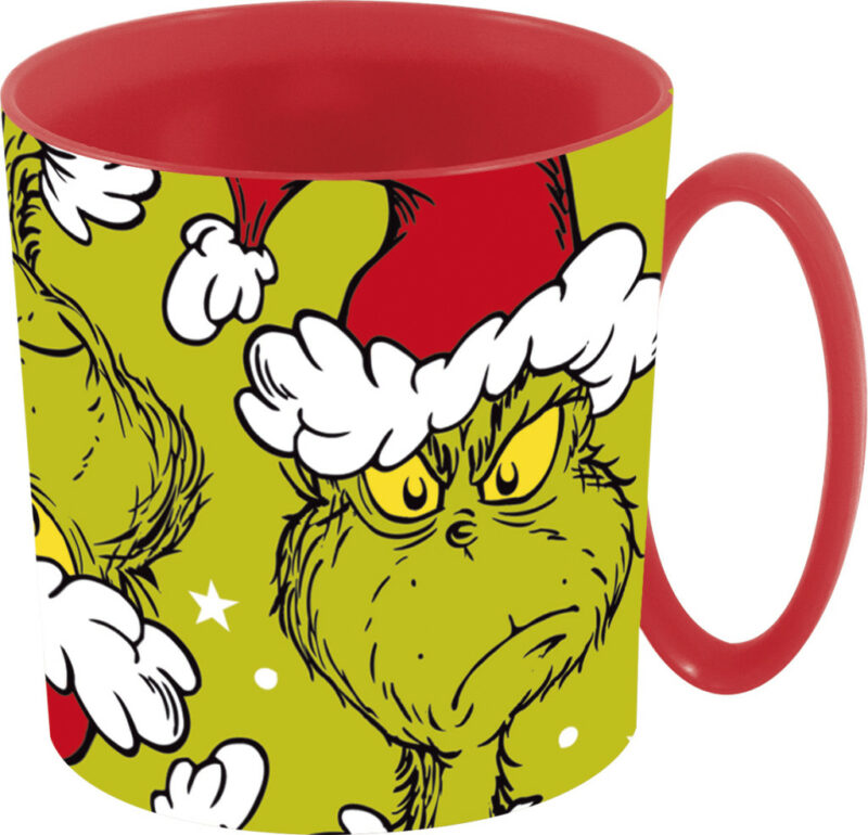 The Grinch Christmas Mischief Παιδική πλαστική κούπα για μικροκύματα 390 ml 5895864