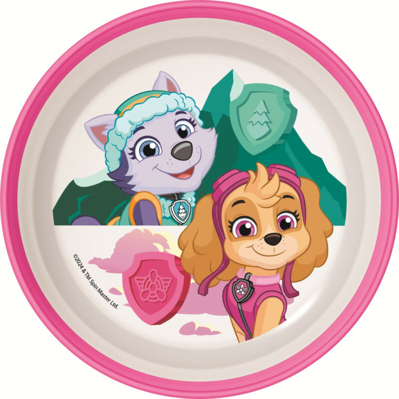 Paw Patrol Superpowers αντιολισθητικό Παιδικό πλαστικό βαθύ πιάτο για μικροκύματα 5896194