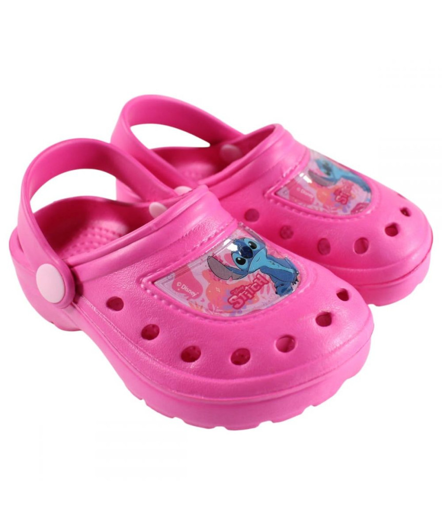 Disney Lilo and Stitch Ροζ Fun Παιδικά Σαμπό Clog Ροζ