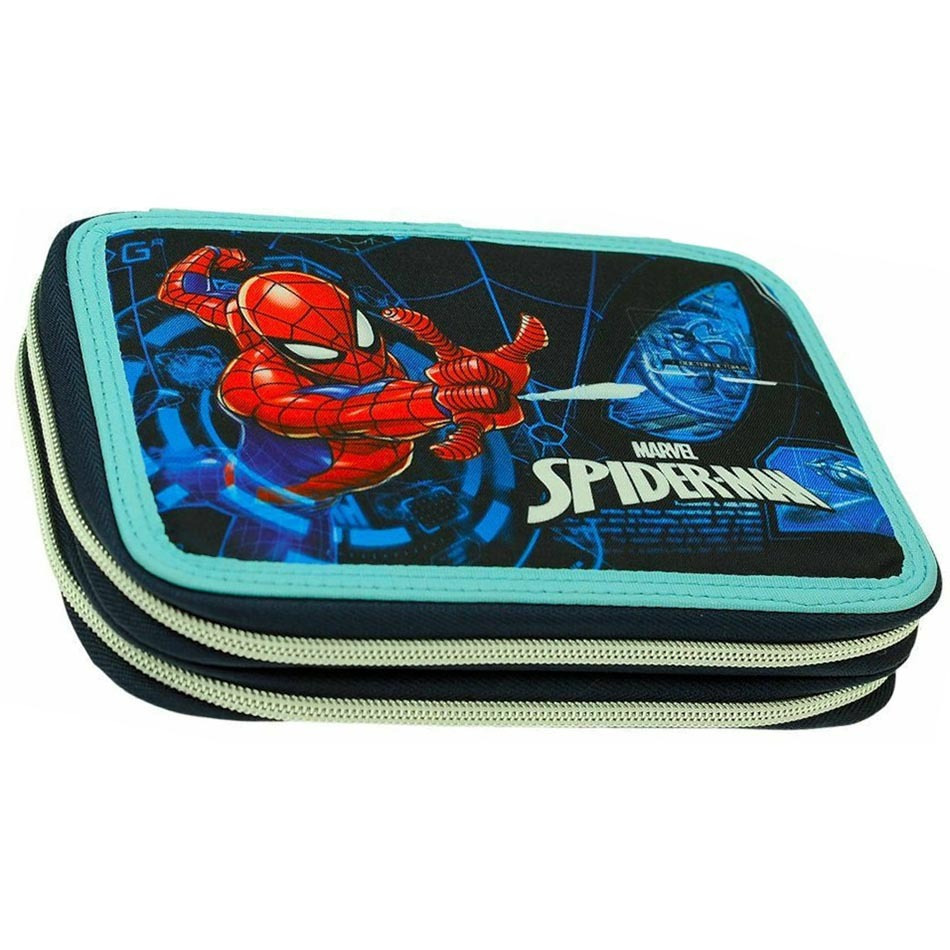 Spiderman Dark Κασετίνα Γεμάτη Μπλε 2 θέσεων 13 x 20 x 7 cm - Image 3