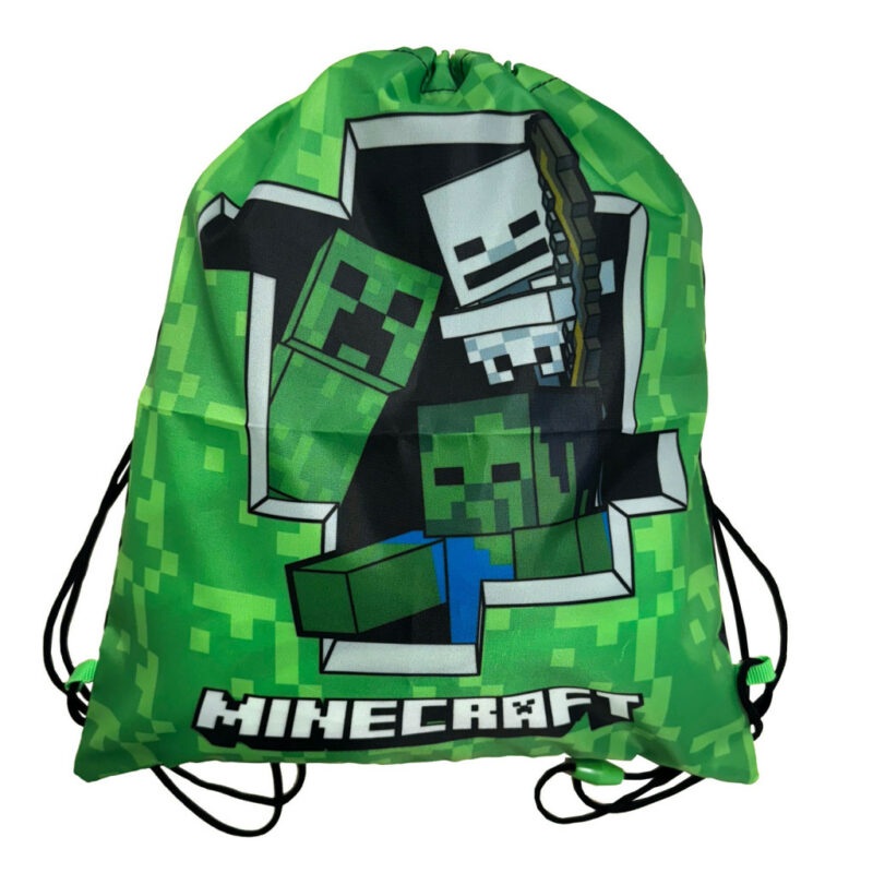 Minecraft Creeper Παιδική Αθλητική Τσάντα Γυμναστηρίου 32×37 cm 5895459