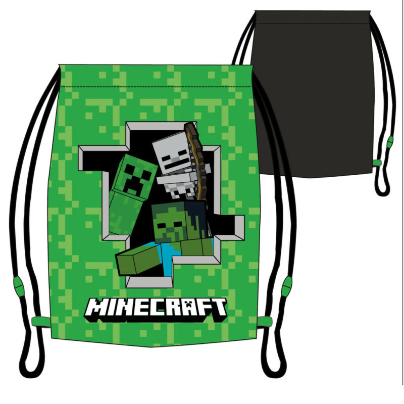 Minecraft Creeper Παιδική Αθλητική Τσάντα Γυμναστηρίου 32×37 cm 5895461