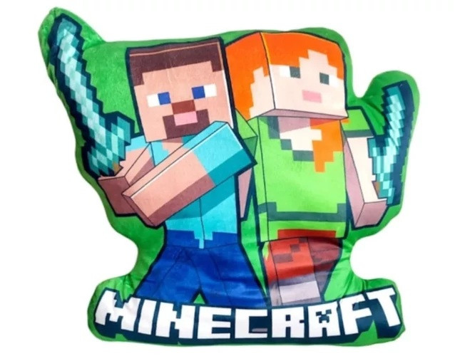 Minecraft Duo 3D Διακοσμητικό μαξιλάρι ειδικού σχήματος 40 cm 5905271