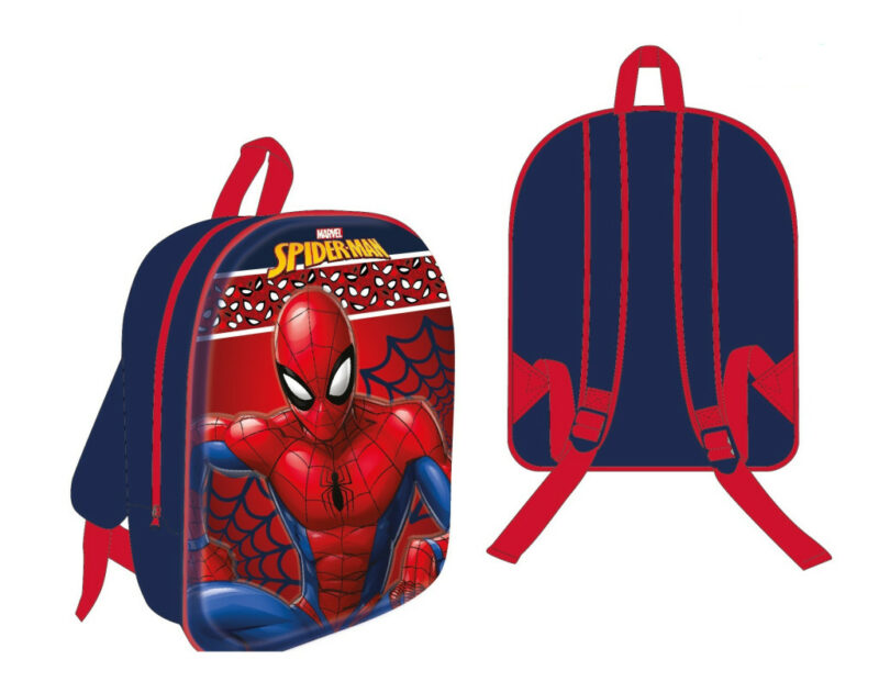 Spiderman Action 3D Παιδικό Σακίδιο Πλάτης 30×26×10 cm 5883084
