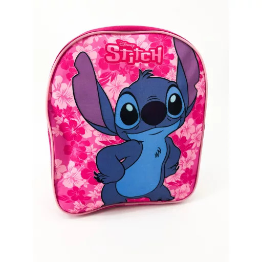 Disney Lilo & Stitch Pink Leaf Παιδικό Σακίδιο Πλάτης με 1 Θήκη 30×26×10 cm 5898078