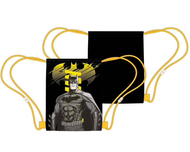 Batman Dark Knight Παιδικό Αθλητικό Σακίδιο Πλάτης με Κορδόνια 40×35 cm 5895371