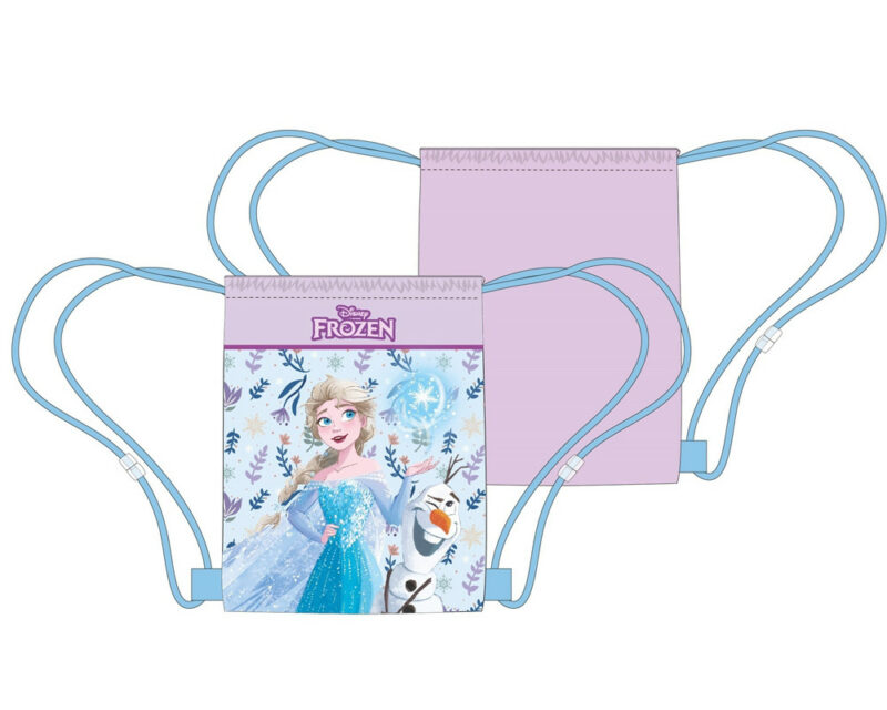 Disney Frozen Sparkle Παιδικό Αθλητικό Σακίδιο Πλάτης με Κορδόνια 40×35 cm 5895385
