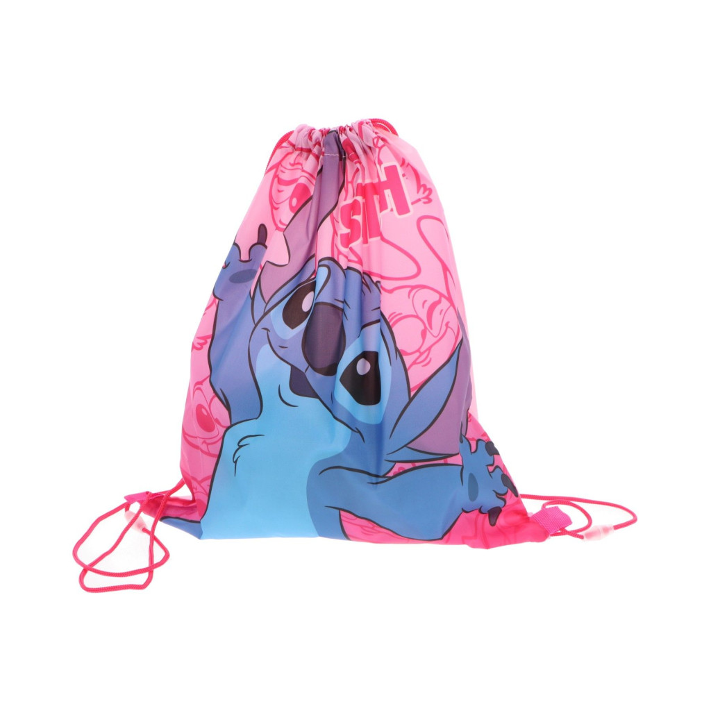 Disney Lilo & Stitch Pink Planet Παιδική Αθλητική Τσάντα Γυμναστηρίου 40×35 cm