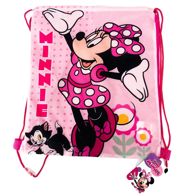 Disney Minnie Figaro Παιδικό Αθλητικό Σακίδιο Πλάτης με Κορδόνια 40×35 cm 5895420