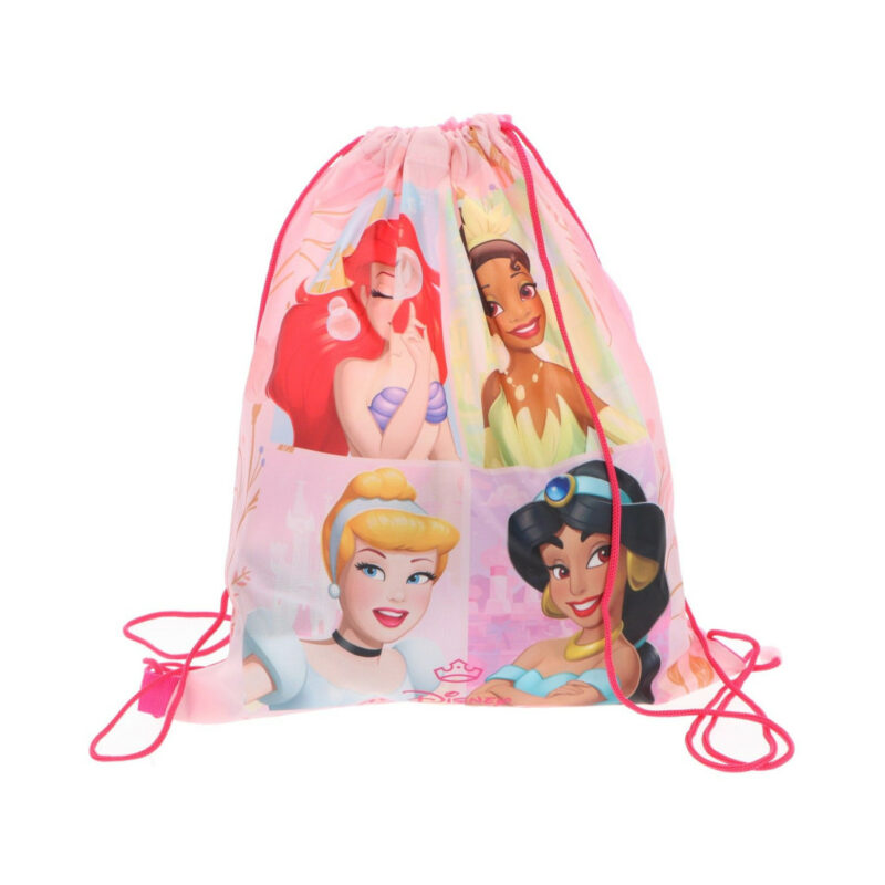 Disney Princess Castle Cuties Παιδικό Αθλητικό Σακίδιο Πλάτης με Κορδόνια 40×35 cm 5895377