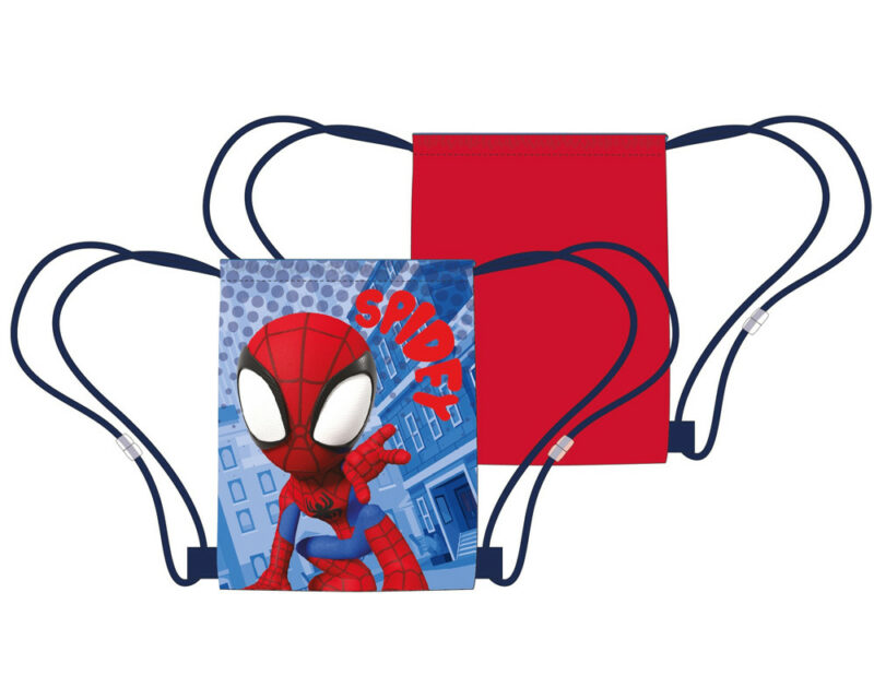Spiderman Spidey Style Παιδικό Αθλητικό Σακίδιο Πλάτης με Κορδόνια 40×35 cm 5895481