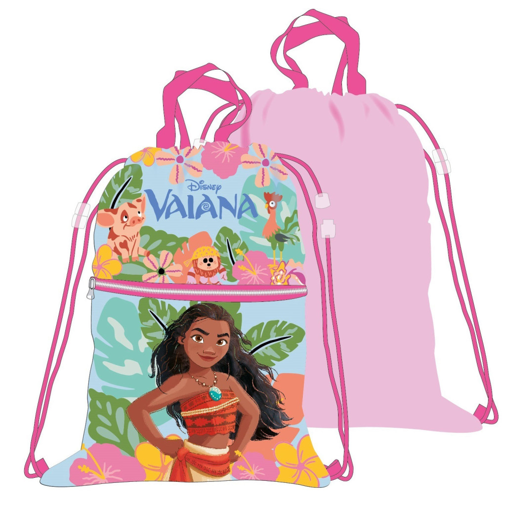 Disney Vaiana Voyage Vibes Deluxe Παιδική Αθλητική Τσάντα Γυμναστηρίου 45×34