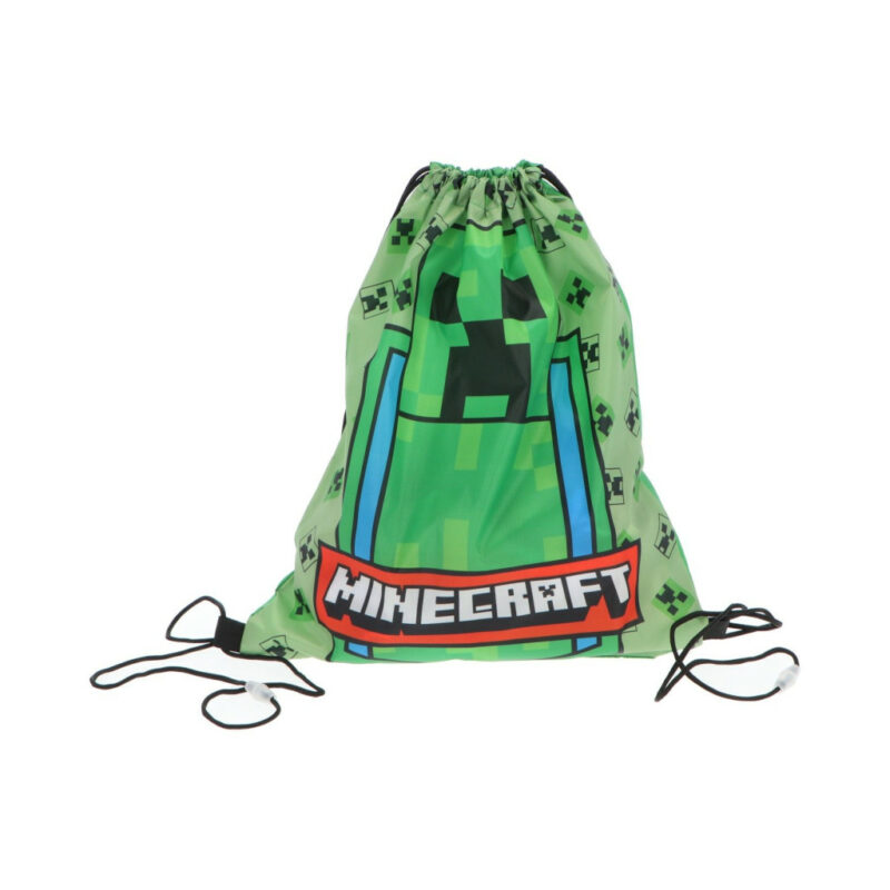 Minecraft Green Zone Παιδικό Αθλητικό Σακίδιο Πλάτης με Κορδόνια 40×35 cm 5895472