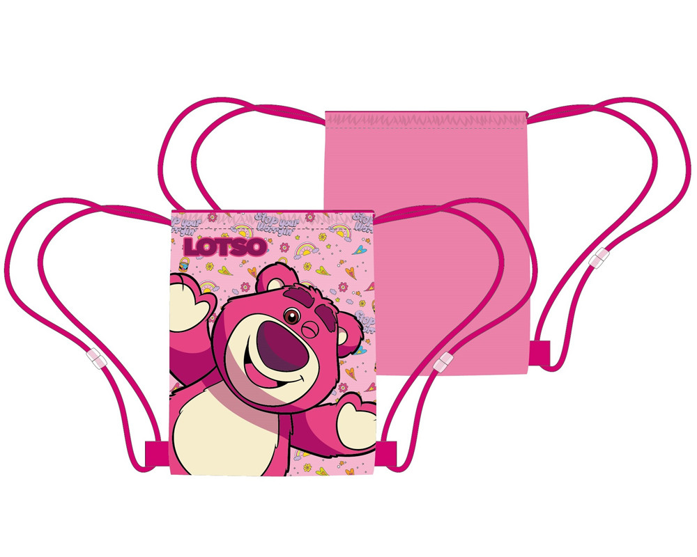 Disney Toy Story Lotso Παιδικό Αθλητικό Σακίδιο Πλάτης με Κορδόνια 40×35 cm