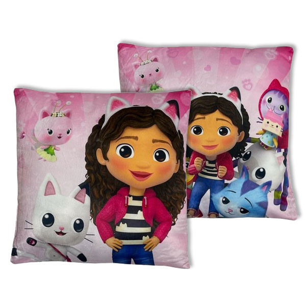 Gabby’s Dollhouse Happiness Διακοσμητικό μαξιλάρι 38×38 cm 5890306
