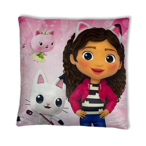Gabby’s Dollhouse Happiness Διακοσμητικό μαξιλάρι 38×38 cm 5890308