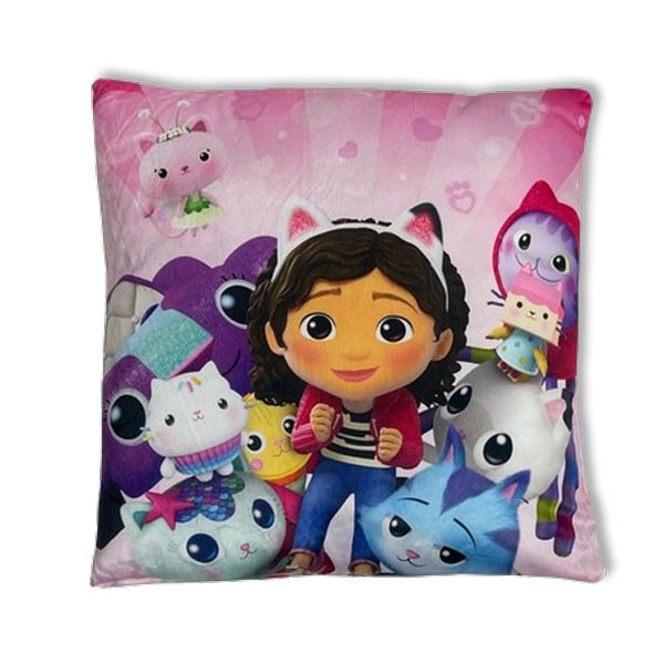 Gabby’s Dollhouse Happiness Διακοσμητικό μαξιλάρι 38×38 cm 5890310