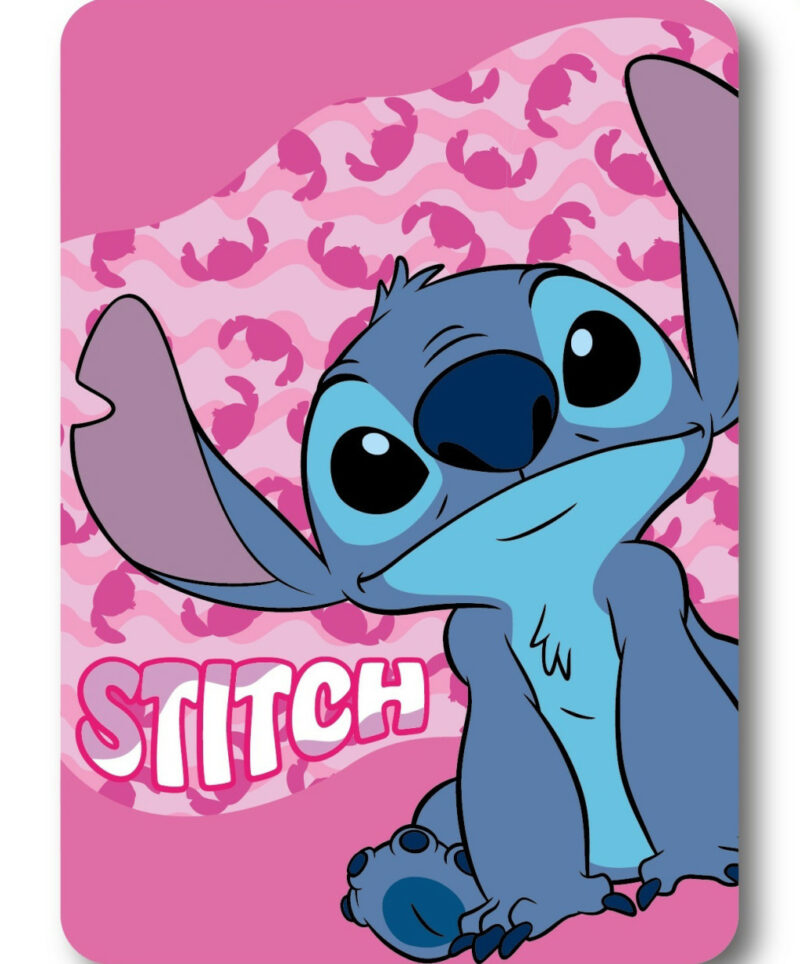 Disney Lilo and Stitch Pink Wave Κουβέρτα Fleece 100×140 cm 5897399