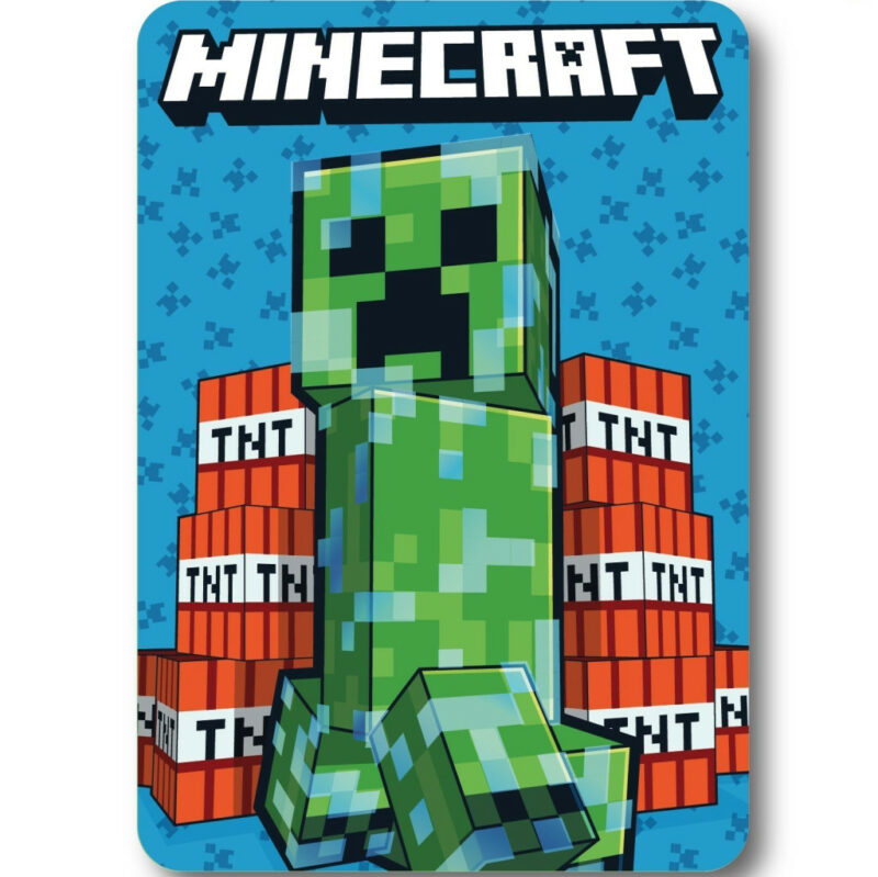 Minecraft TNT Κουβέρτα Fleece 100×140 cm 5897469